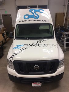 Vehicle Graphics custom transport van vehicle graphics wrap 225x300